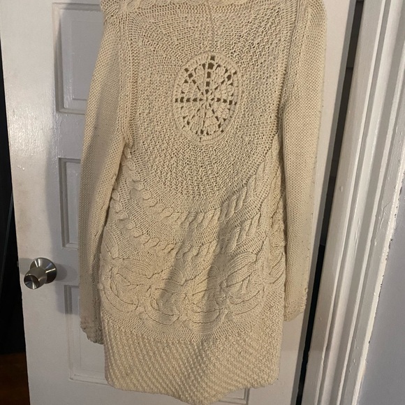 Bebe Cable Knit 00’s Shawl Collar Sweater - Picture 5 of 5